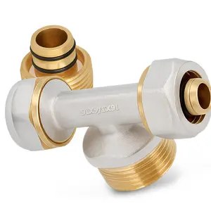 Trójnik PEX skręcany 16x3/4''x16 GZ