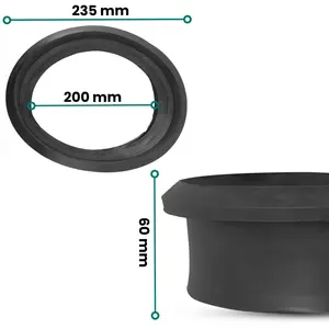 Uszczelka insitu do rury karbowanej 200 mm 10 szt.