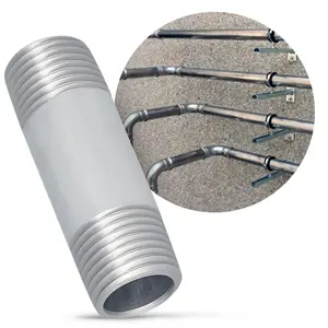 Rura stalowa gwintowana 1/2'' GZ x 1/2'' GZ 60 mm