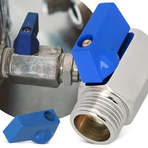 Zawór mini z wymiennym uchwytem 1/2'' GW x 1/2'' GZ