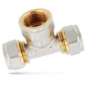 Trójnik PEX skręcany 16x1/2x16 GW
