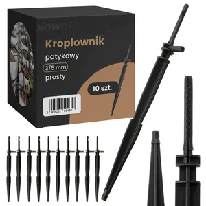 Kroplownik patykowy 3/5 mm prosty - 10 szt