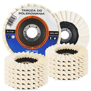 Tarcza polerska z filcem 125 mm x 22,2 mm 10 szt.