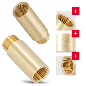 Przedłużka mosiężna 1/2'' GW x 1/2'' GZ x 50 mm