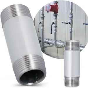 Rura stalowa gwintowana 1'' GZ x 1'' GZ 80 mm
