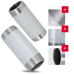 Rura stalowa gwintowana 6/4'' GZ x 6/4'' GZ 120 mm