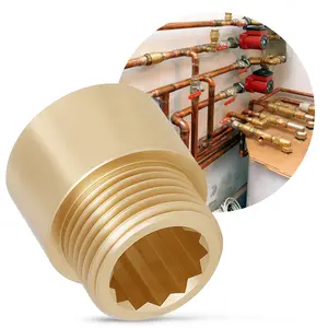Przedłużka mosiężna 1/2'' GW x 1/2'' GZ x 15 mm