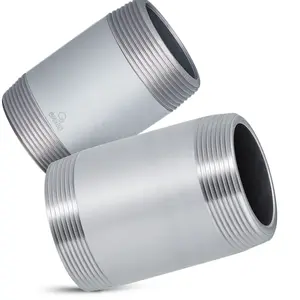 Rura stalowa gwintowana 6/4'' GZ x 6/4'' GZ 80 mm