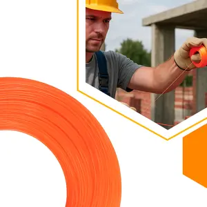 Żyłka murarska 100 m x 1 mm pomarańczowa