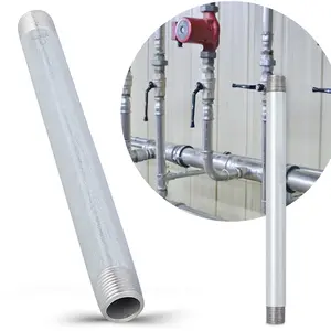 Rura stalowa gwintowana 1/2'' GZ x 1/2'' GZ 250 mm