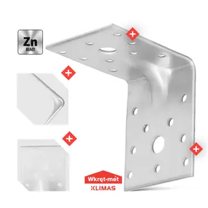 Kątownik przetłaczany wzmocniony 70x70x55x2,5 10 sztuk