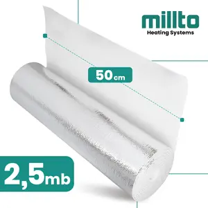 Ekran zagrzejnikowy 3 mm x 0,5 m x 2,5 m