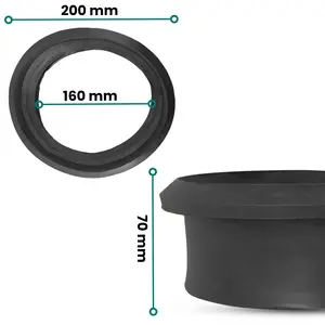 Uszczelka insitu do rury karbowanej 160 mm 2 szt.