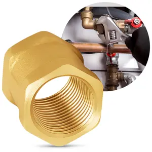 Złączka mosiężna 3/8'' GW x 3/8'' GW
