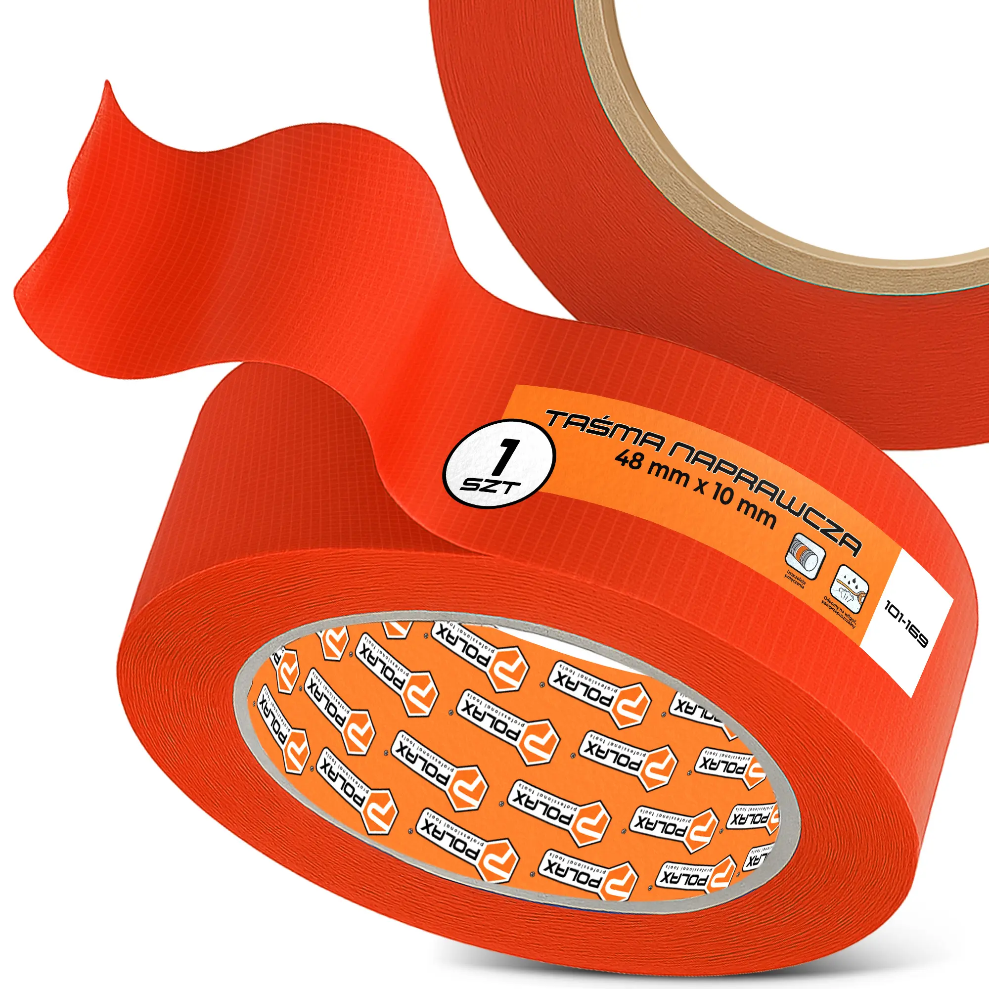Taśma naprawcza 48 mm x 25 m pomarańczowa
