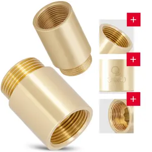 Przedłużka mosiężna 3/4'' GW x 3/4'' GZ x 40 mm
