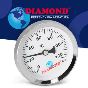 Termometr przylgowy 63 mm 0 - 120 °C