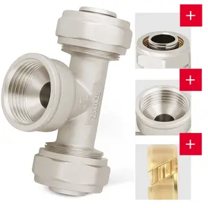 Trójnik PEX skręcany 25x1''x25 GW