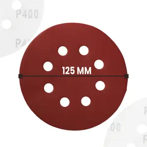 Krążek ścierny z otworami 125 mm P400 50 szt.