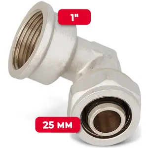 Kolano PEX skręcane 25x1'' GW