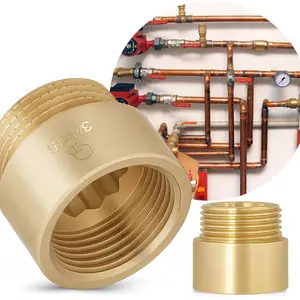 Przedłużka mosiężna 3/4'' GW x 3/4'' GZ x 15 mm