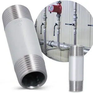 Rura stalowa gwintowana 1/2'' GZ x 1/2'' GZ 70 mm