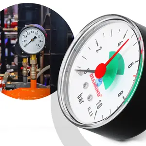 Manometr 63 mm 0 - 10 bar przyłącze 1/4'' tylne
