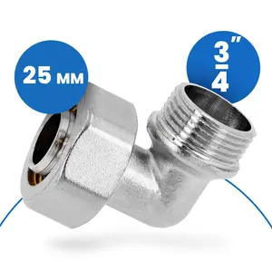 Kolano PEX skręcane 25x3/4'' GZ