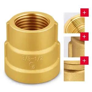Złączka mosiężna 1/2'' GW x 3/8'' GW