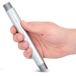 Rura stalowa gwintowana 1/2'' GZ x 1/2'' GZ 180 mm