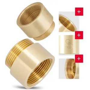 Przedłużka mosiężna 1'' GW x 1'' GZ x 25 mm