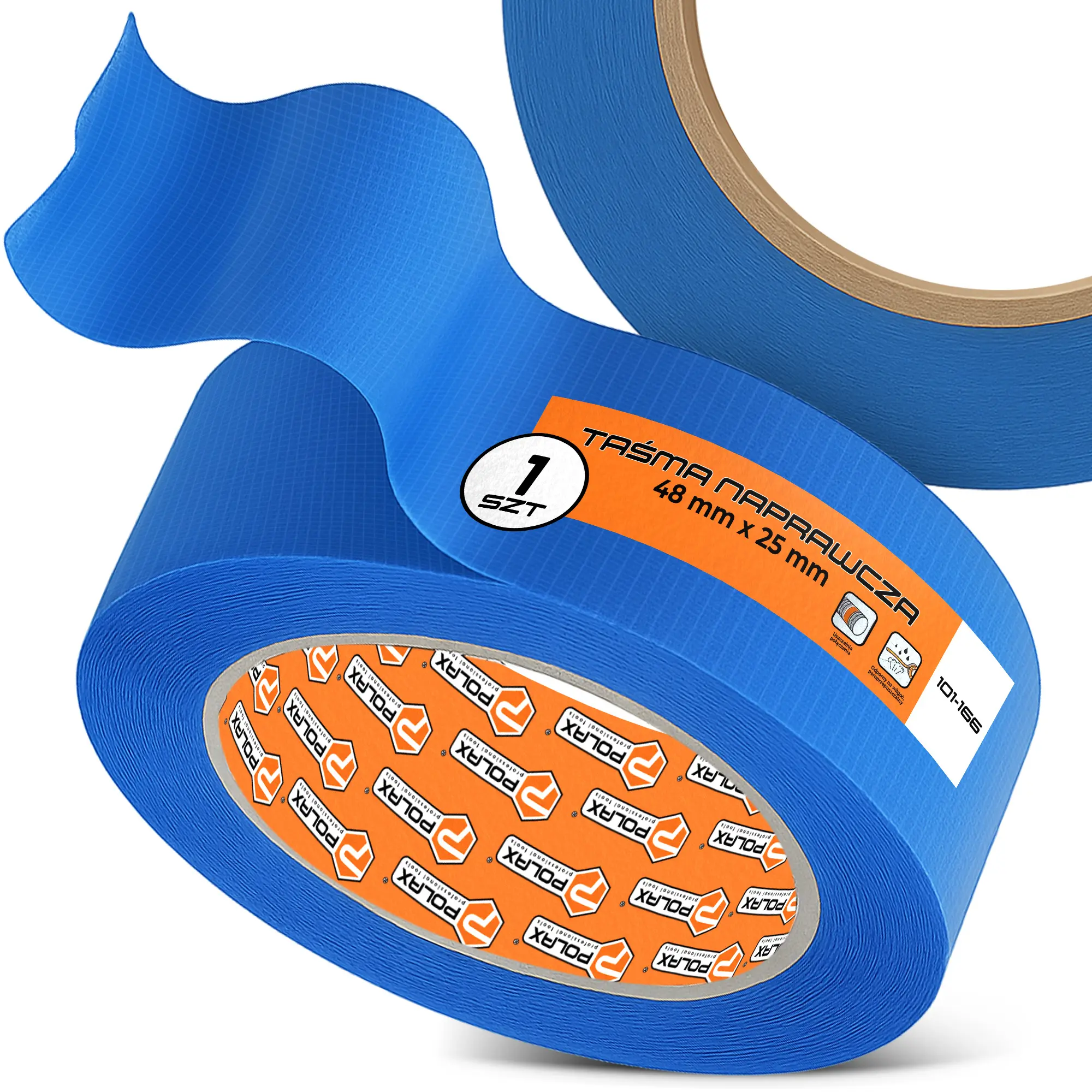 Taśma naprawcza 48 mm x 25 m niebieska