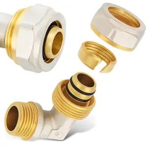 Kolano PEX skręcane 20x1/2'' GZ