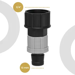 Złączka taśmy kroplującej T x 3/4'' GW - 10 szt.