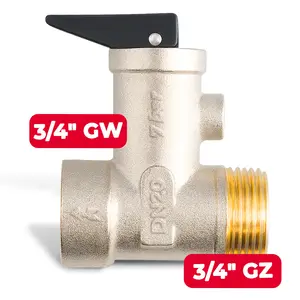 Zawór bezpieczeństwa 3/4'' GW x 3/4'' GZ 7 bar