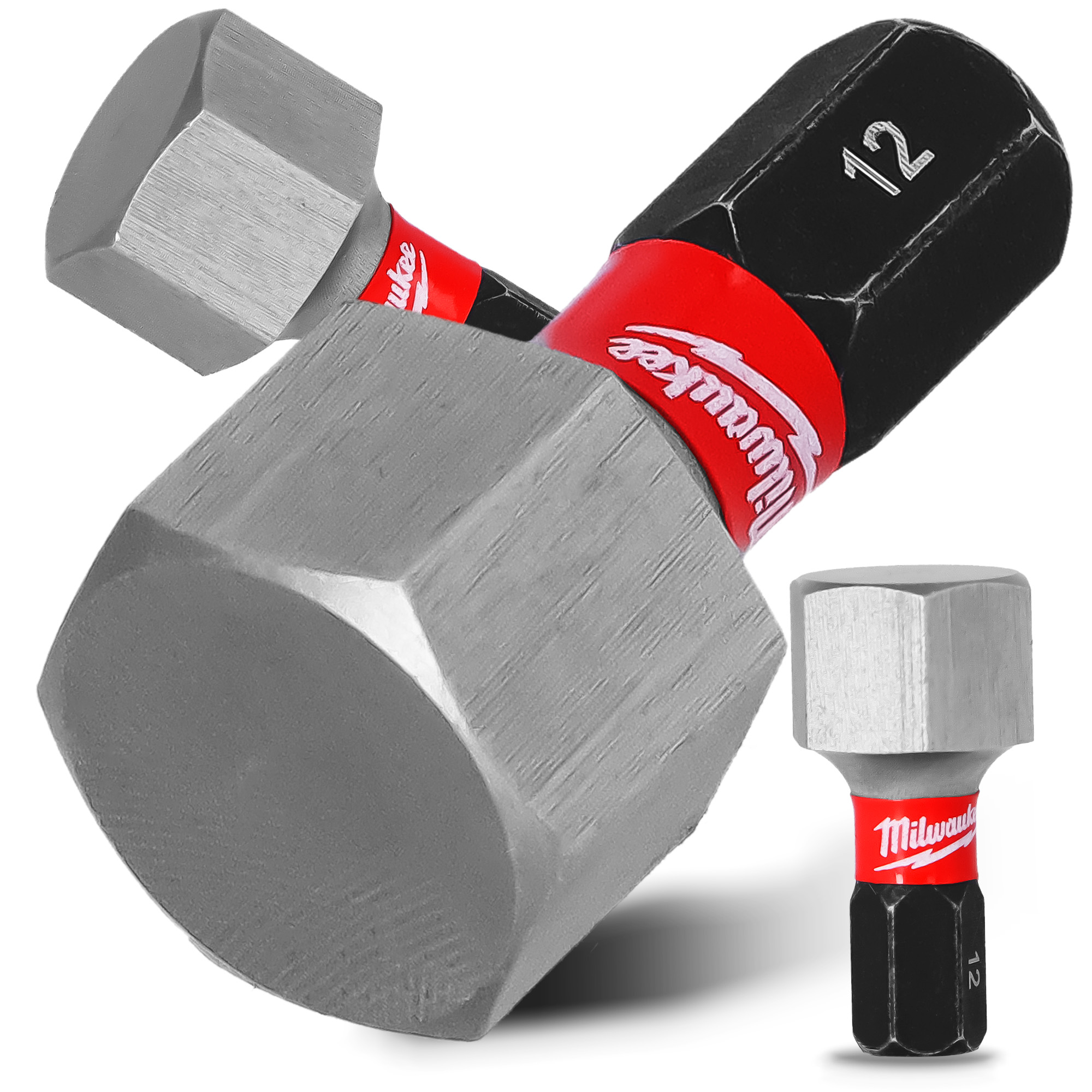  Magnetisch Bit HEX12 25mm Pozidriv Stahl Schraubendreher MILWAUKEE Magne