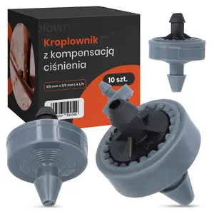 Kroplownik z kompensacją ciśnienia 3/5 mm x 3/5 mm 4 L/h - 10 szt.