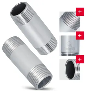 Rura stalowa gwintowana 3/4'' GZ x 3/4'' GZ 60 mm