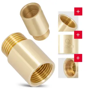 Przedłużka mosiężna 1/2'' GW x 1/2'' GZ x 30 mm