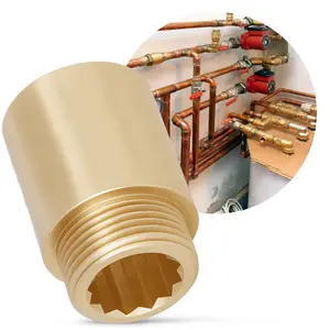Przedłużka mosiężna 3/4'' GW x 3/4'' GZ x 30 mm