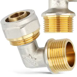 Kolano PEX skręcane 20x3/4'' GZ
