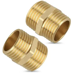 Złączka mosiężna 1/2'' GZ x 1/2'' GZ