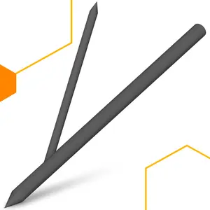 Wkłady do ołówka stolarskiego automatycznego 2,8 mm czarny 6 szt.