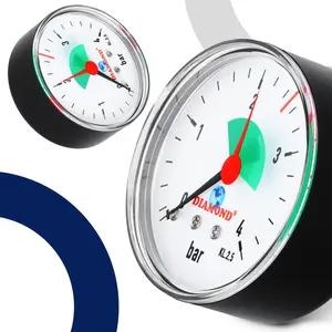 Manometr 50 mm 0 - 4 bar przyłącze 1/4'' tylne