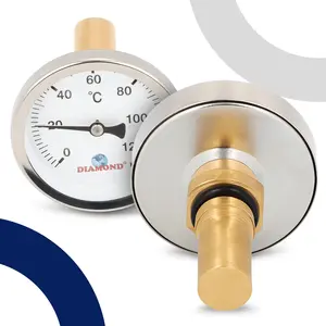 Termometr 40 mm 0 - 120 °C przyłącze 1/4'' tylne