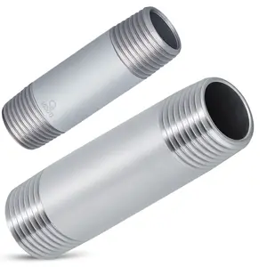 Rura stalowa gwintowana 1/2'' GZ x 1/2'' GZ 70 mm