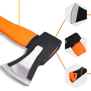 Siekiera rozłupująca z trzonkiem z włókna szklanego 900 mm 2000 g