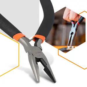 Szczypce wydłużone proste mini 125 mm