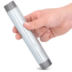 Rura stalowa gwintowana 1'' GZ x 1'' GZ 200 mm