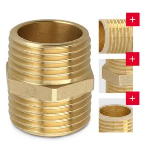 Złączka mosiężna 2'' GZ x 2'' GZ